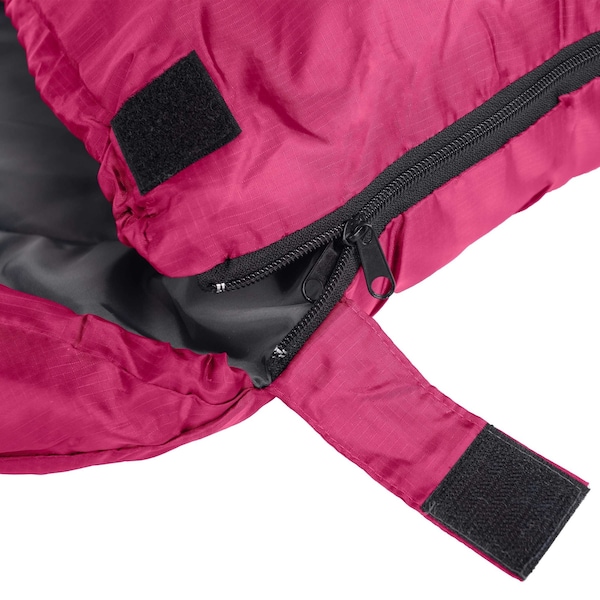 Wakeman Mummy Sleeping Bag - Cold Weather Waterproof Sleeping Bag Rated to 10 Degrees F by Wakeman Pink - 75-CMP1165