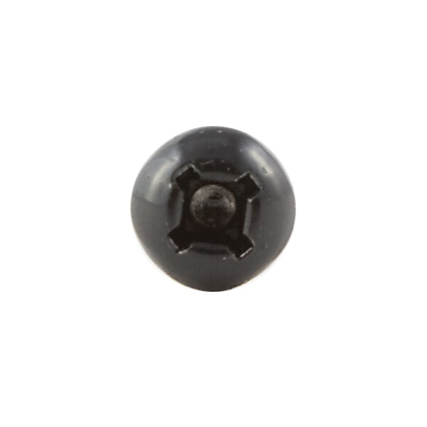 Ap Products AP Products 012-PTK500BL 8X1 Pan Head Square Recess Screw - Black, Pack of 500 - 012-PTK500BL 8X1