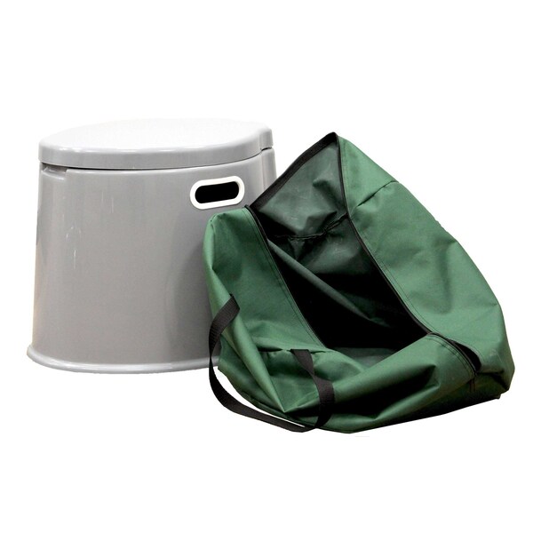 Playberg Portable Travel Toilet For Camping and Hiking with Travel Bag - QI003241.K