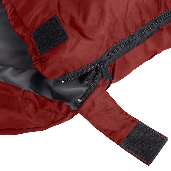 Wakeman Mummy Sleeping Bag - Cold Weather Waterproof Sleeping Bag Rated to 10 Degrees F by Wakeman Red - 75-CMP1164