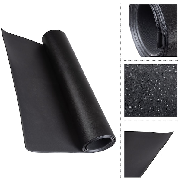 Wakeman Exercise Bike Mat- Non-Slip Waterproof Indoor Cycle Pad - Noise-Reducing 0.23-Inch-Thick Workout Mat - 80-5206