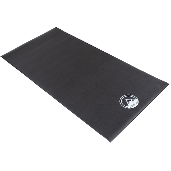 Wakeman Exercise Bike Mat- Non-Slip Waterproof Indoor Cycle Pad - Noise-Reducing 0.23-Inch-Thick Workout Mat - 80-5206