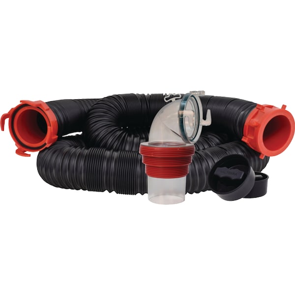Valterra The Dominator RV Sewer Hose Kit, 15' - D04-0250