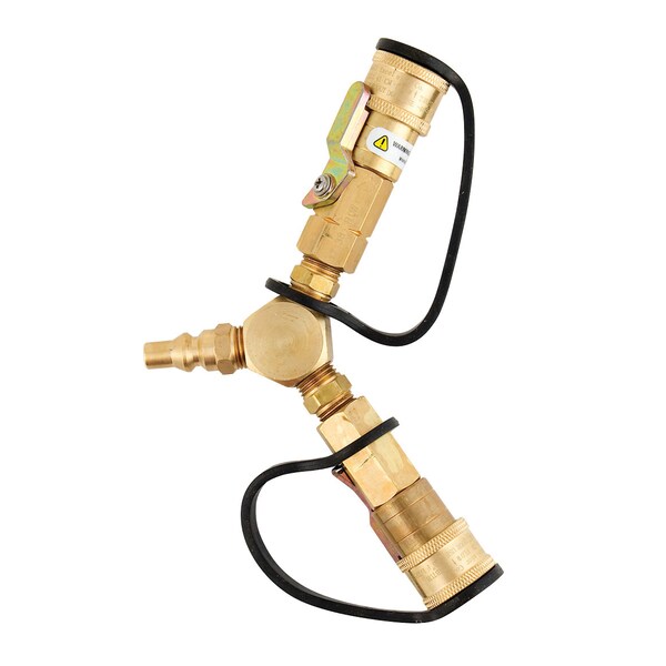 Marshall Excelsior Marshall Excelsior ME23YP Propane "Y" Adapter W/ Shut Off - ME23YP
