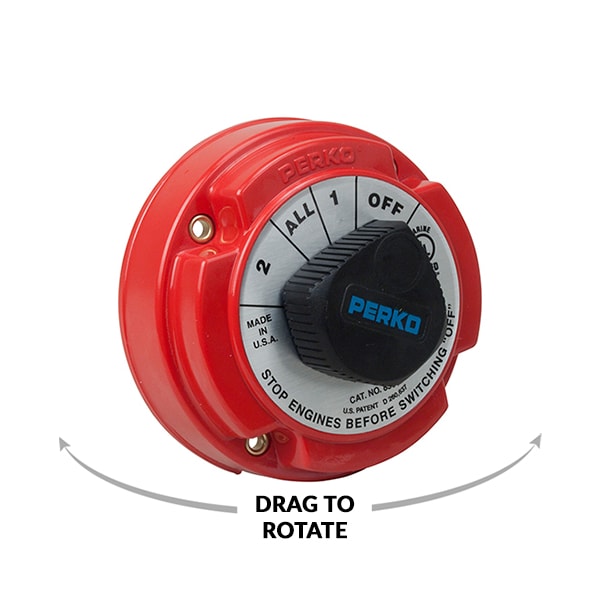 Perko Perko 8503DP Medium Duty Battery Selector Switch with Alternator Field Disconnect - 8503DP