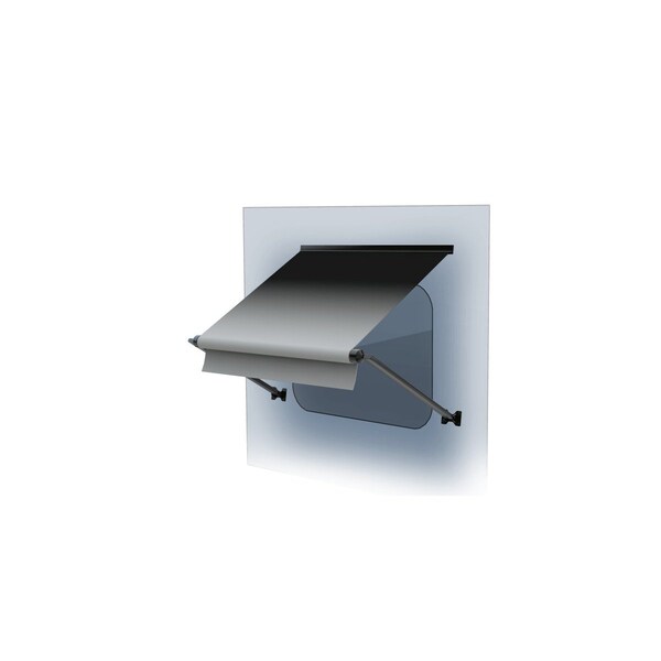 Lippert 156IN XL WINDOW AWNING ROLLER, BLACK FADE, BLACK WG - V000369610