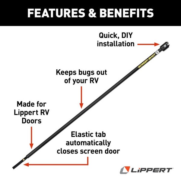 Lippert SCREEN SHOT ASSEMBLY KIT, RO 28.001 - 28.999IN - 730814