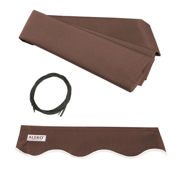 Tepee Supplies Awning Fabric Replacement for Retractable 6.5 X 5 Ft Awning Brown - TE3303934