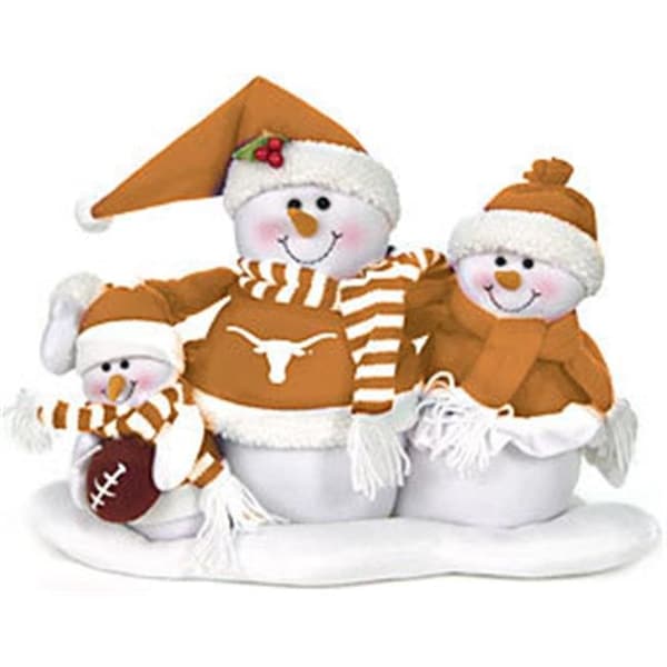 Caseys Texas Longhorns Table Top Snow Family - 194601991