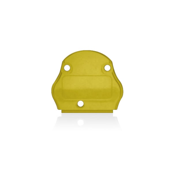 Leviton ELECTRICAL CONNECTOR ASSEMBLY 20A STAGE PIN CONN COVER BLANK YELLOW - 20CV-Y