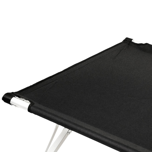 Propac Bariatric Cot V2, Aluminum, Push Lock, 500 lb Capacity, Black - L2027