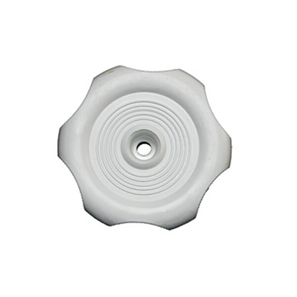 Rv Designer White 1 In. Plastic Shaft Knob - R6R-H717