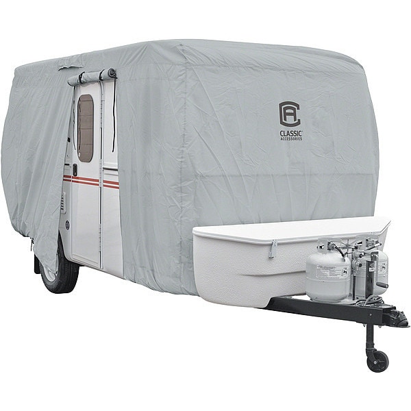 Classic Accessories Fiberglass Cover, up to 8 ft-10 ft L Grey - 80-407-141001-RT