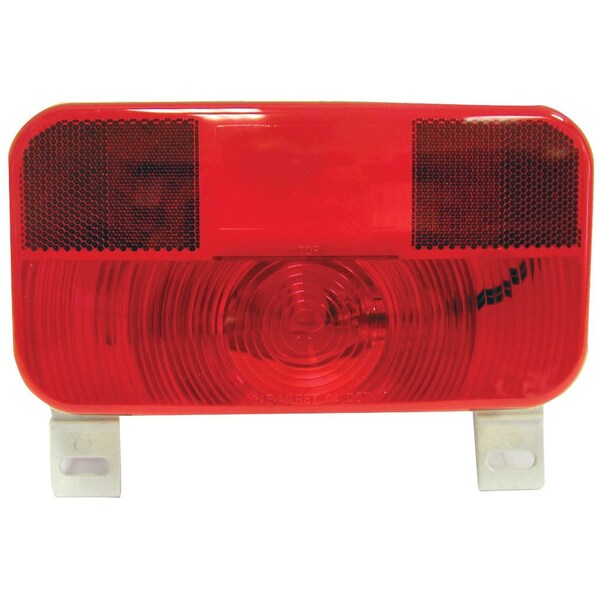 Peterson Stop/ Turn/ Tail Light, Incandescent Bulb, Rectangular, Red, 8-9/16" Length x 4-5/8" Width - V25923
