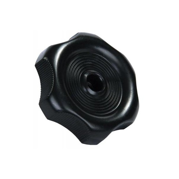 Jr Products WINDOW KNOB W/1/2IN SHAFT, BLACK - 20365