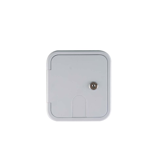 Superior Electric Electric Cable Hatch with Key Lock for 30 Amp Cords - White - RVA1576
