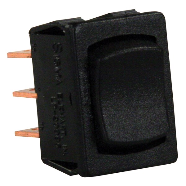 Jr Products JR Products 13445 Mini Mom-On/Off/Mom-On Switch - Black - 13445
