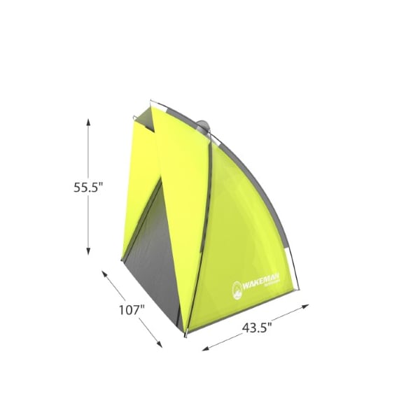 Leisure Sports Beach Tent, Sun Shelter for Shade with UV Protection, Water/Wind Resistant, Easy Set Up, Yellow - 165179EZJ