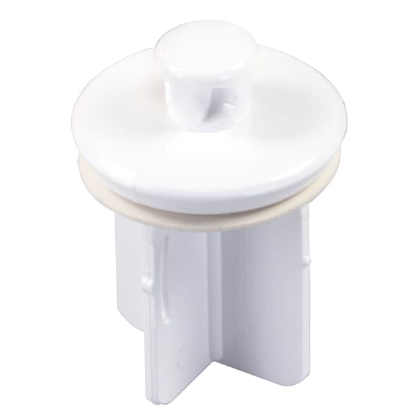 Jr Products JR Products 95205 Four-Stem Pop-Up Stopper - White - 95205