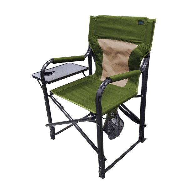 Snow Joe 24V Heated Directors Chair - Green - BHC-24VH-GRN
