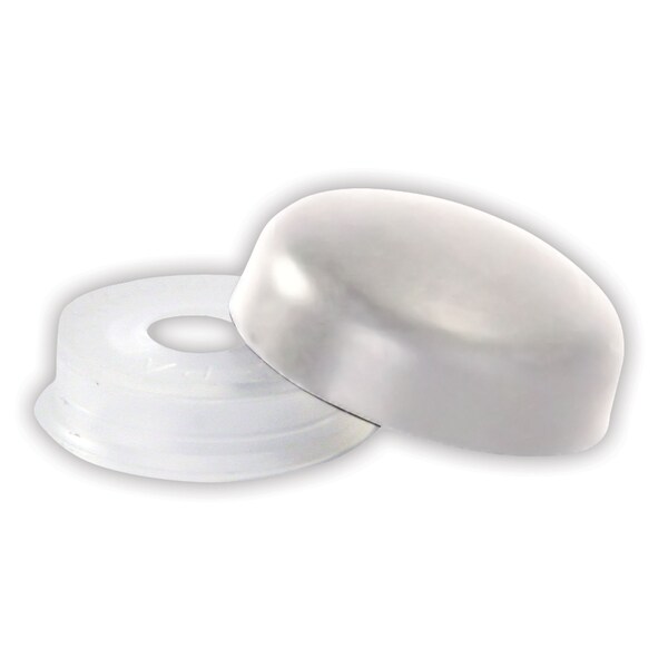 Jr Products JR Products 20375 Screw Covers, Pack of 14 - White - 20375