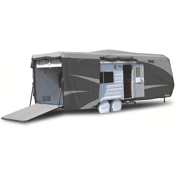 Adco Products Toy Hauler Designer Series Cover, Gray, 33'7" - 37' - 52276