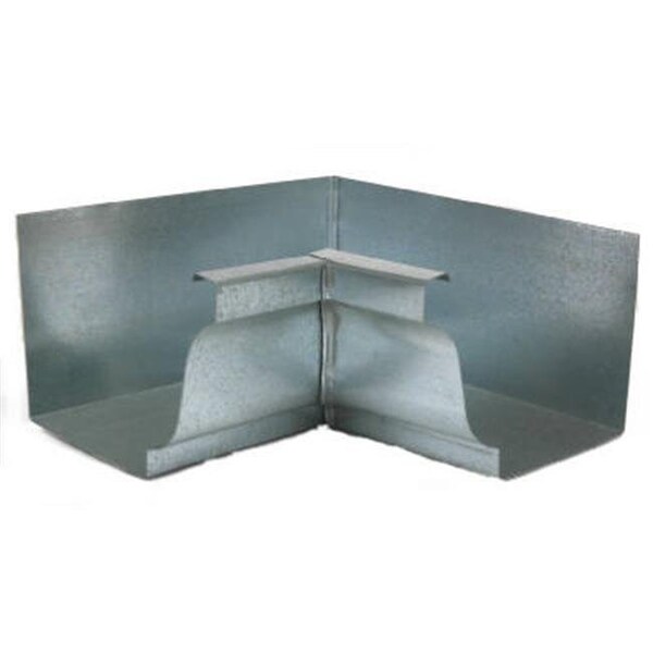 Amerimax Home Products Amerimax Home Products 15201 Gutter Inside Mitre; Mill Finish Galvanized Steel - 4 in - 214866