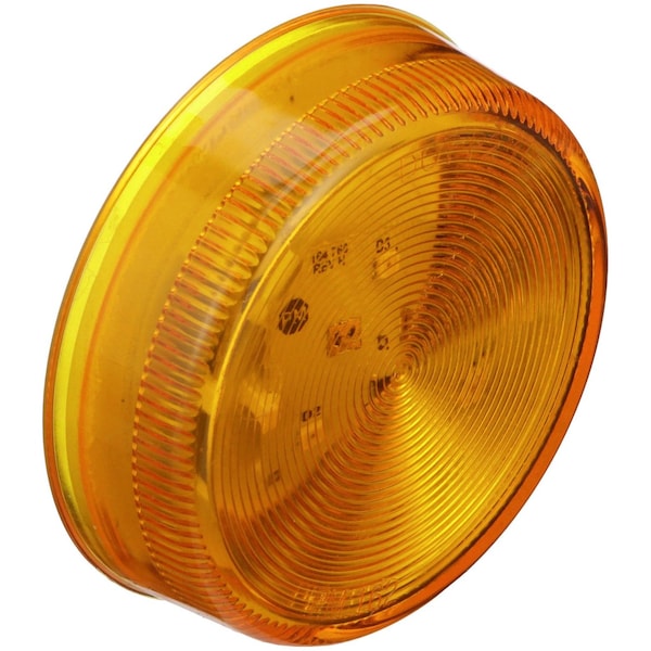 Peterson LED Round 212 Diameter x 212 Height Amber Lens Grommet Mount - V162KA