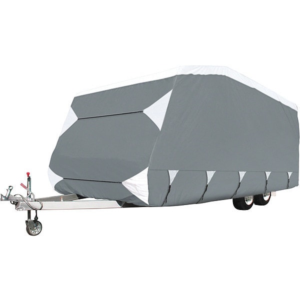 Classic Accessories Caravan Cover, 20 ft-22 ft L Trailers, Grey - 80-305-173101-RT