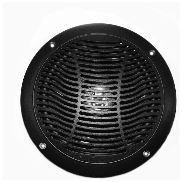 Pqn Audio 6 in. Dual Cone RV Speaker, Black - Set of 2 - P6T-RV6104BK
