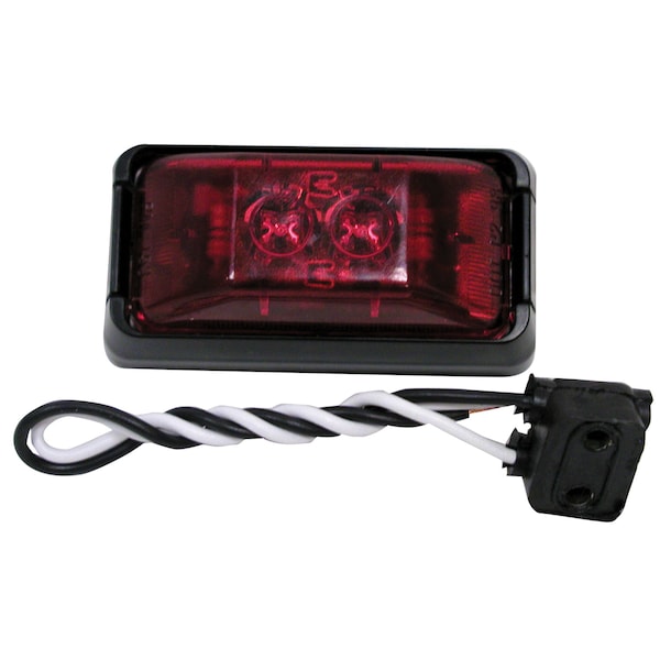Peterson Peterson V153KR The 153 Series LED Clearance/Side Marker Light - Red Kit, 2-Diode - V153KR