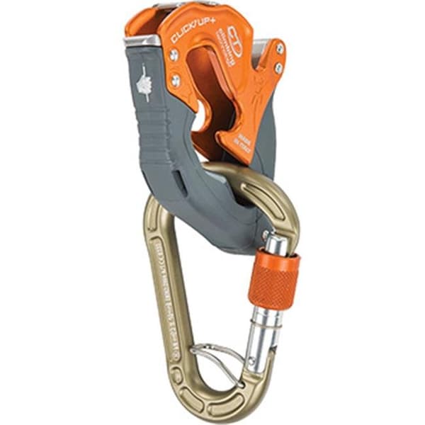 Climbing Technology Climbing Technology 434546 Click-Up Plus with HMS Carabiner; Orange - 434546