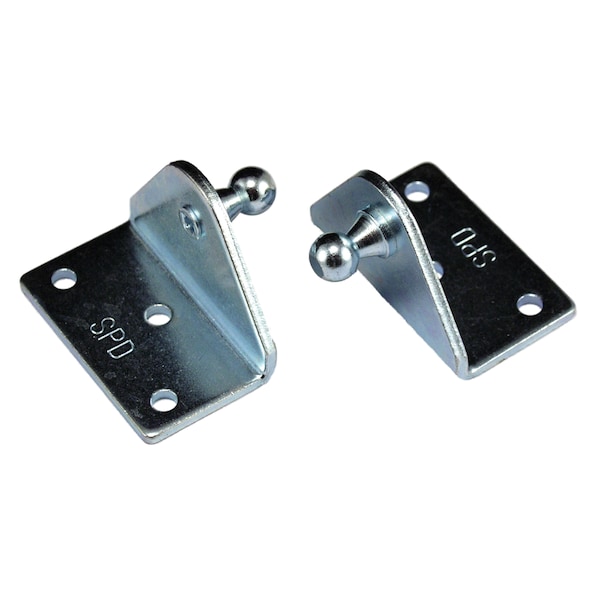 Jr Products JR Products BR-1060 Gas Spring Mounting Bracket - Angled, Pack of 2 - BR-1060