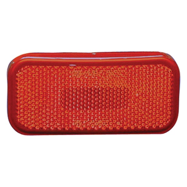 Fasteners Unlimited Fasteners Unlimited 89-237R Command Electronics Rounded Corner Clearance Light-Red Replacement Lens - 89-237R