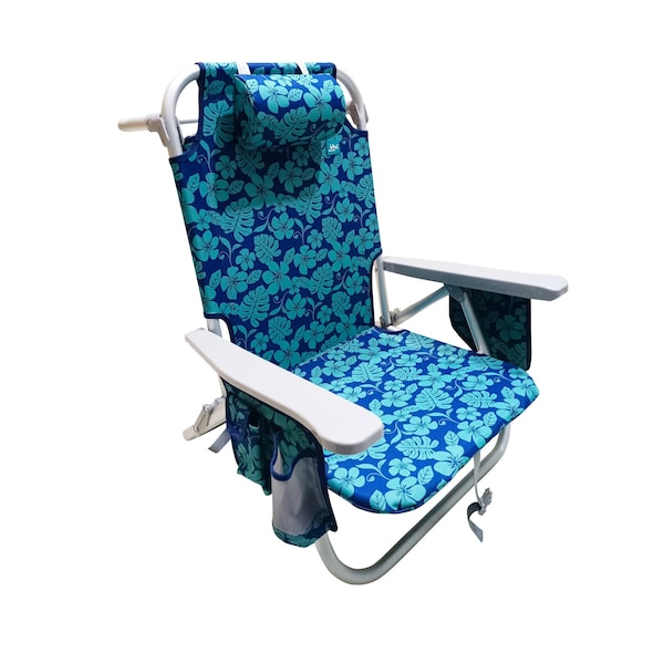 Snow Joe Bliss Hammocks Backpack Aluminum Beach Chair W Side Pocket  Detachable Cooler Bag - BBC-350-BF