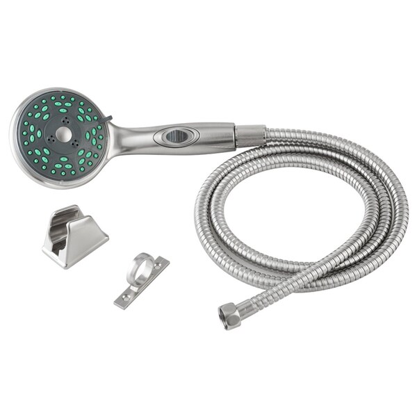 Dura Faucet Dura Faucet DF-SA432K-SN Premium RV Hand Held Shower Wand and Hose Kit - Stain Nickel - DF-SA432K-SN