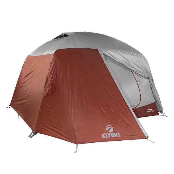 Klymit Cross Canyon Camping Tent, 4 Person, 2 -Door, 40D Polyester Mesh/68D Polyester Taffeta/75D Polyester - 09C4RD01D