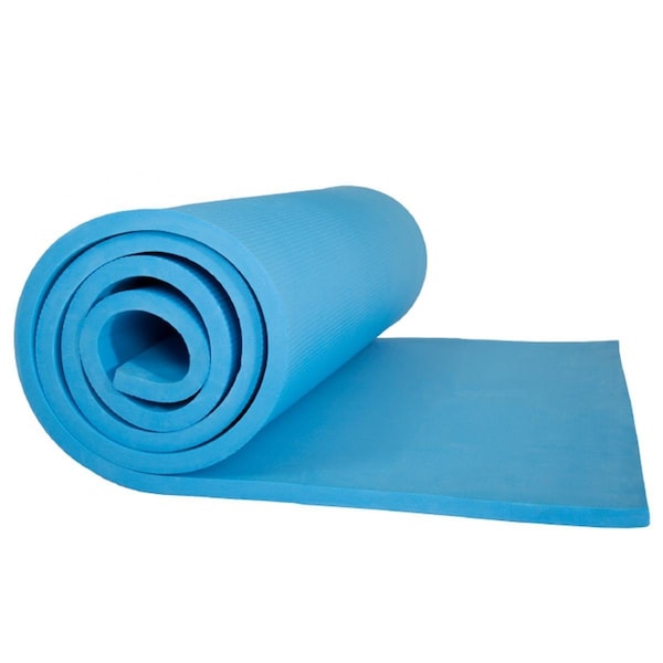 Bromas Sleeping Pad, Lightweight Non Slip Foam Mat with Carry Strap - Light Blue - BR2003244