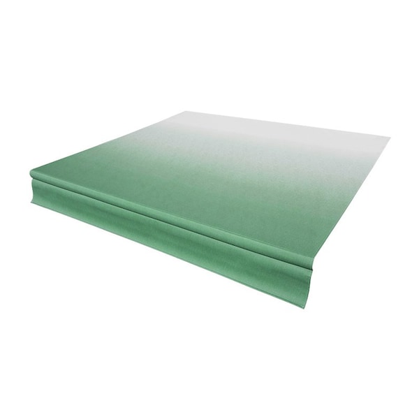 Lippert 16 ft. White Replacement Fabric Green Fade Awning - LIPV000345099