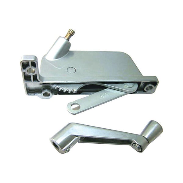 Muebles Para El Hogar Satin Silver Steel Vertical Awning Window Operator for Crown & Seasonshield - MU2188193