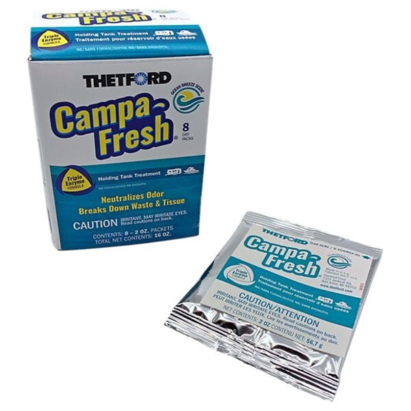Thetford Thetford 96702 Campa-Fresh Ocean Breeze Dry Holding Tank Treatment, White - T6H_96702
