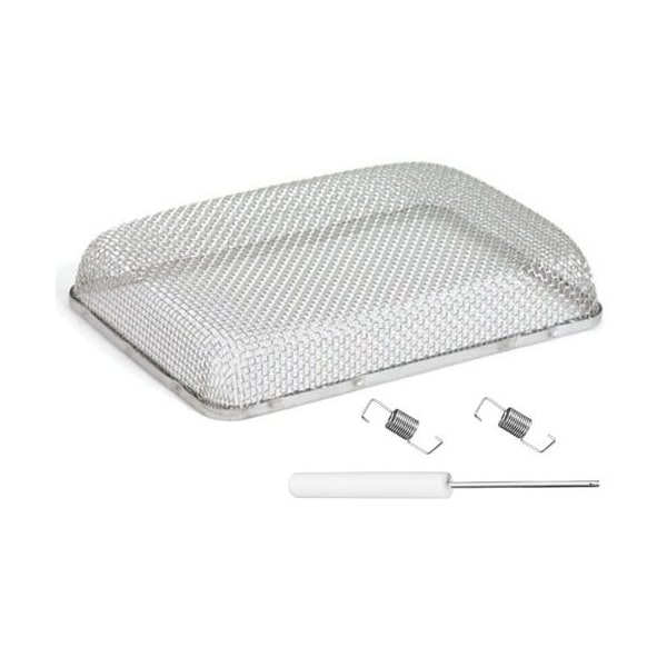 Jr Products Water Heater Vent Mud Dauber Screen Rectangular Fits Atwood 6 And 10 Gallon Suburban 6 Gallon - 06-30175
