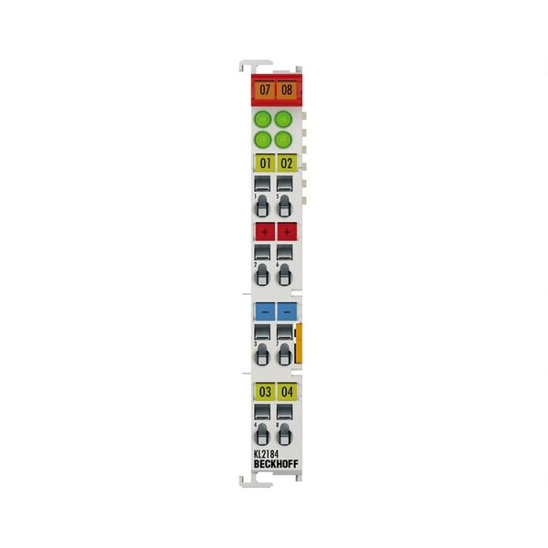 Beckhoff Bus Terminal, 4-channel digital output, 24 V DC, 0.5 A, ground switching - KL2184