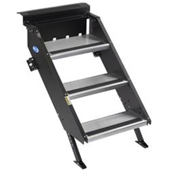 Morryde MORryde STP32629H 26 in. 3 Step with Strut Assist Weightless RV Steps - M6R-STP32629H