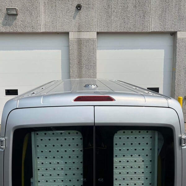 Ava-Matic Deck-Matic Stainless Steel Roof Ventilator for Vans, RVs, Trailers, Campers, White, Rectangle Shutter - AVA8280W