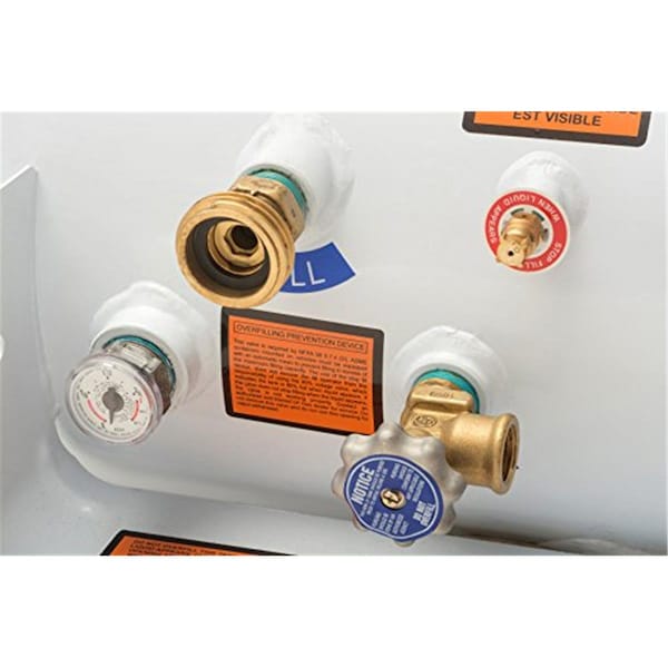 Ysn Imports 12 x 28 in. Horizontal ASME RV Propane Tank - Y6E-YSN122LB