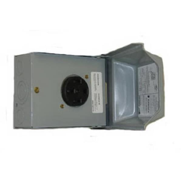 Dynamicfunction U054P Midwest Electric 50A; 120 & 240V; Outdoor Raintite Receptacle Enclosure - DY137772