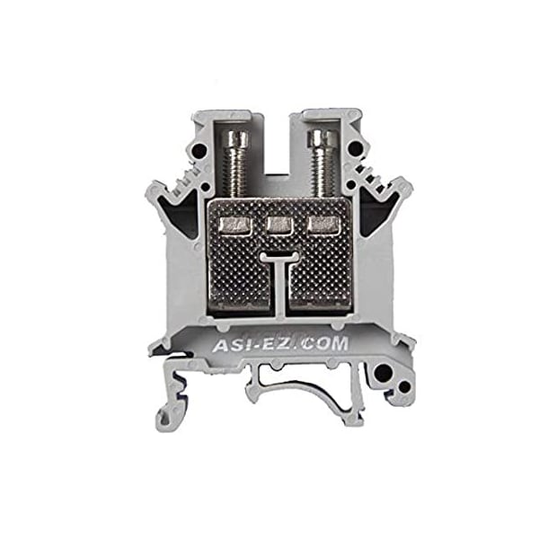 Automation Systems Interconnect Feed Through Terminal Block, 12.2mm Wide, UL Ratings 22-4 AWG, 85 Amp, 600V, 50-PK - ASIUK16N