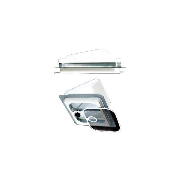 Hengs Ind Manual Opening For 14 x 14 With Screen Without Fan Pure White Screen Frame White Lid - V771401-C1G1