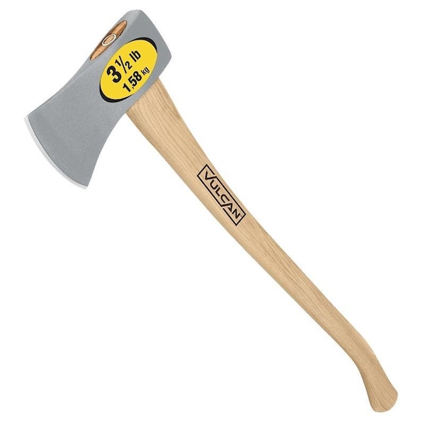 Vulcan Michigan Axe, 3.5 lb Head, Wood Handle, 36 in OAL - 34484